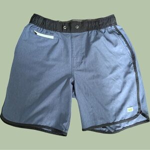 Vuori Board Swim Shorts Banks